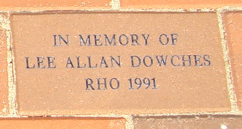 DTD National Dedication Brick